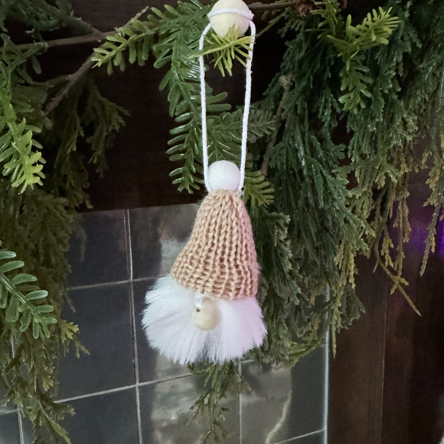 Gnome Christmas Mini Knitted Toque Ornament