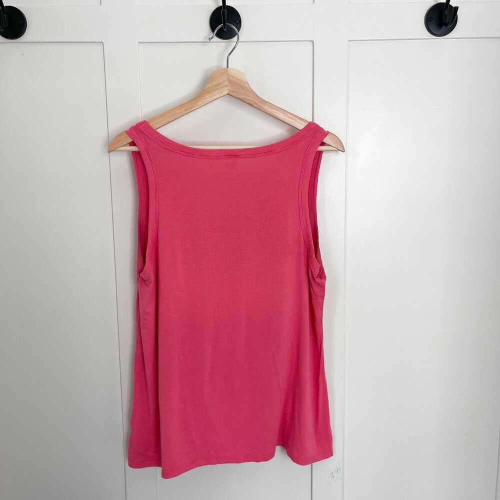 LIKE NEW Luxe Tank Coral Pink Sleeveless Shirt, V Neck Tank Top, Flowy Loose Women > Tops > Tank Tops 9 $ Buttons & Beans Co.