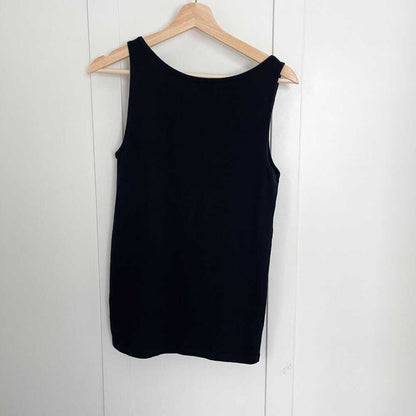 LIKE NEW Modern Tank Black, Sleeveless Shirt, Scoop Neck Tank Top, Knit Base Women > Tops > Tank Tops 13 $ Buttons & Beans Co.