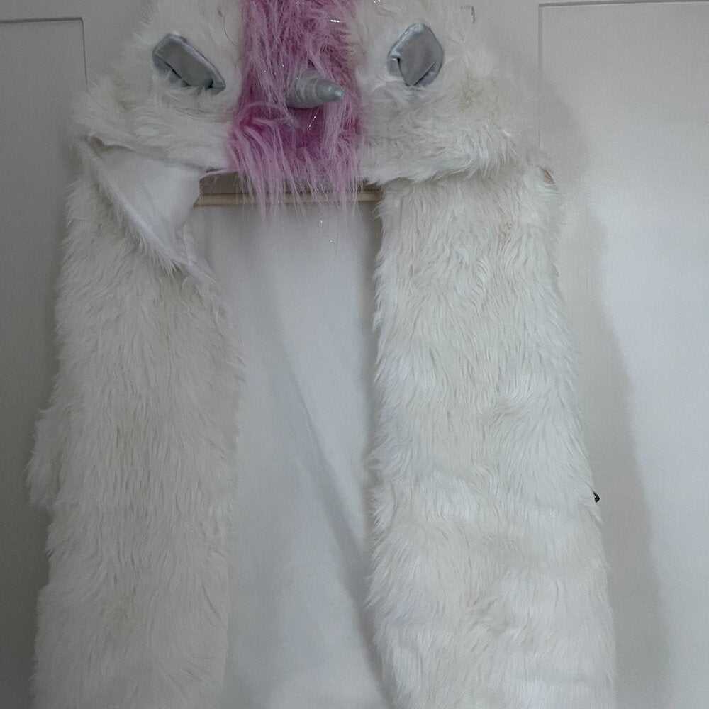 L/XL NEW White Unicorn Vest and Cuffs, Halloween Women's Costume Outfit Women > Other 27 $ Buttons & Beans Co.