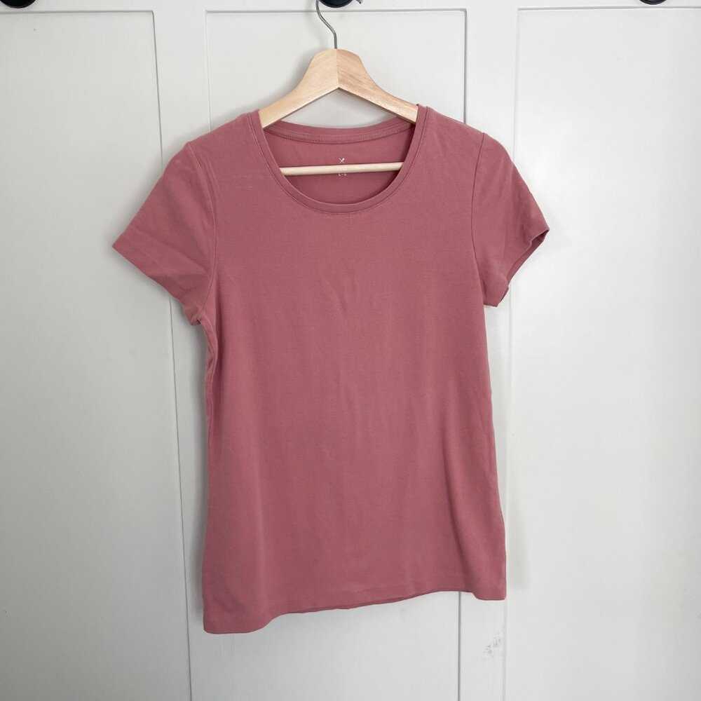 Lg Denver Hayes Cotton Women’s Knit Jersey T-shirt, | Blush Pink Crew Neck, Top Women > Tops > Tees - Short Sleeve 9 $ Buttons & Beans Co.