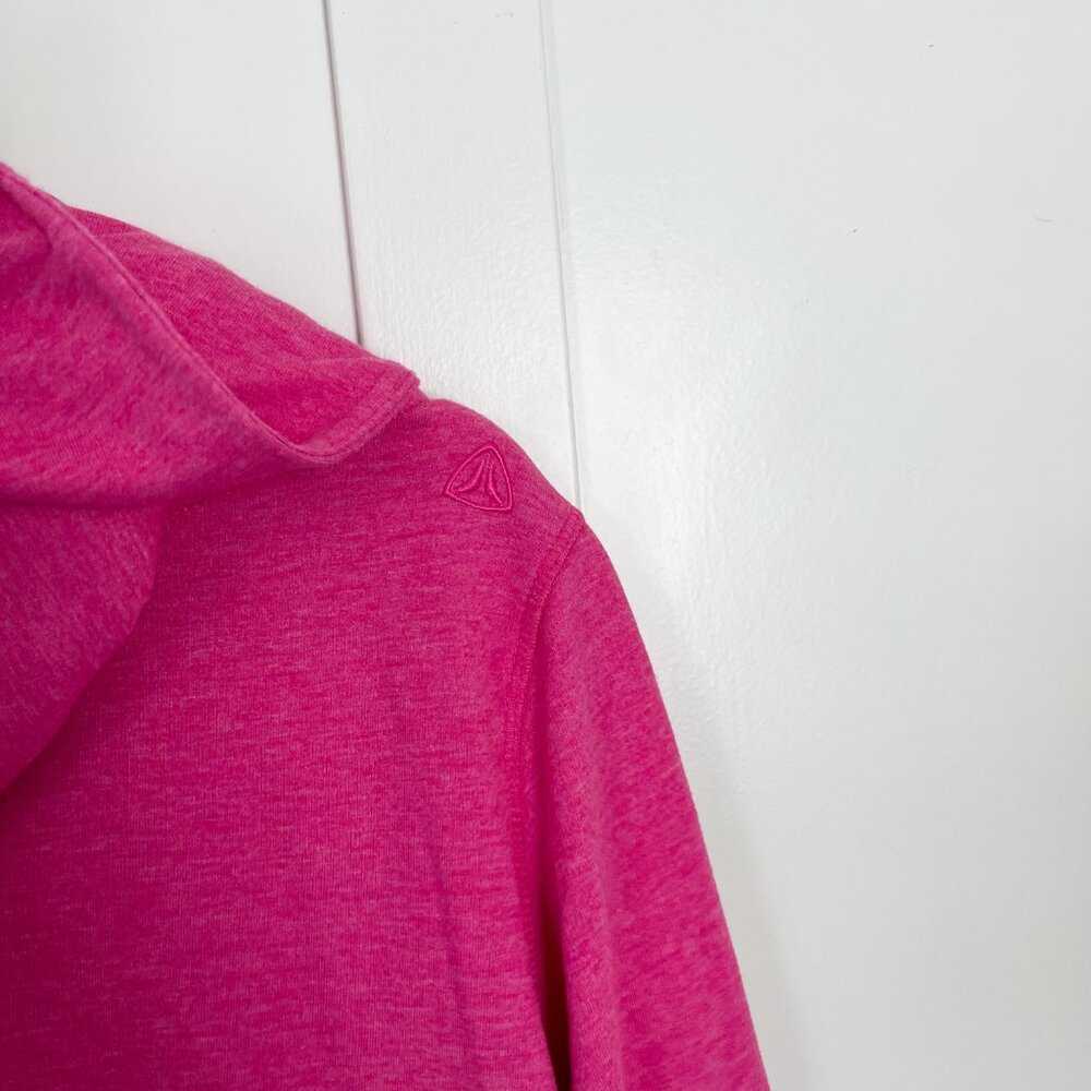 Lg Pink Firefly Wrap style sweatshirt, Giant hood, snap closures, pockets Women > Sweaters > Cardigans 36 $ Buttons & Beans Co.