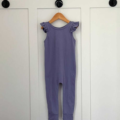 Lil Bug YXE Ruffle Sleeveless Romper, Girls Jumpsuit, Handmade, Sustainable Kids > Bottoms > Jumpsuits & Rompers 13 $ Buttons & Beans Co.