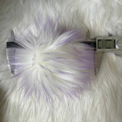 Lilac Luxury Faux Fur Pom pom | Purple Tie, Button or Snap Pom pom Pom Poms 7 $ Buttons & Beans Co.