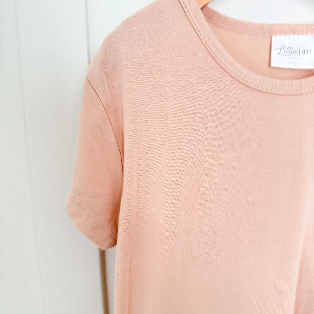 Little Lott Co. Peach T-Shirt Pocket Dress, Baby, Toddler, Sustainable, Minimal Kids > Dresses > Casual 13 $ Buttons & Beans Co.