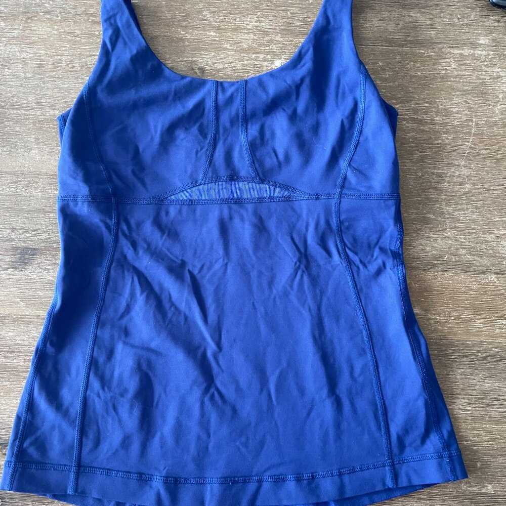 Lululemon Tank Purple/Blue Size 4, Built in Bra, Mesh Women > Tops > Tank Tops 27 $ Buttons & Beans Co.