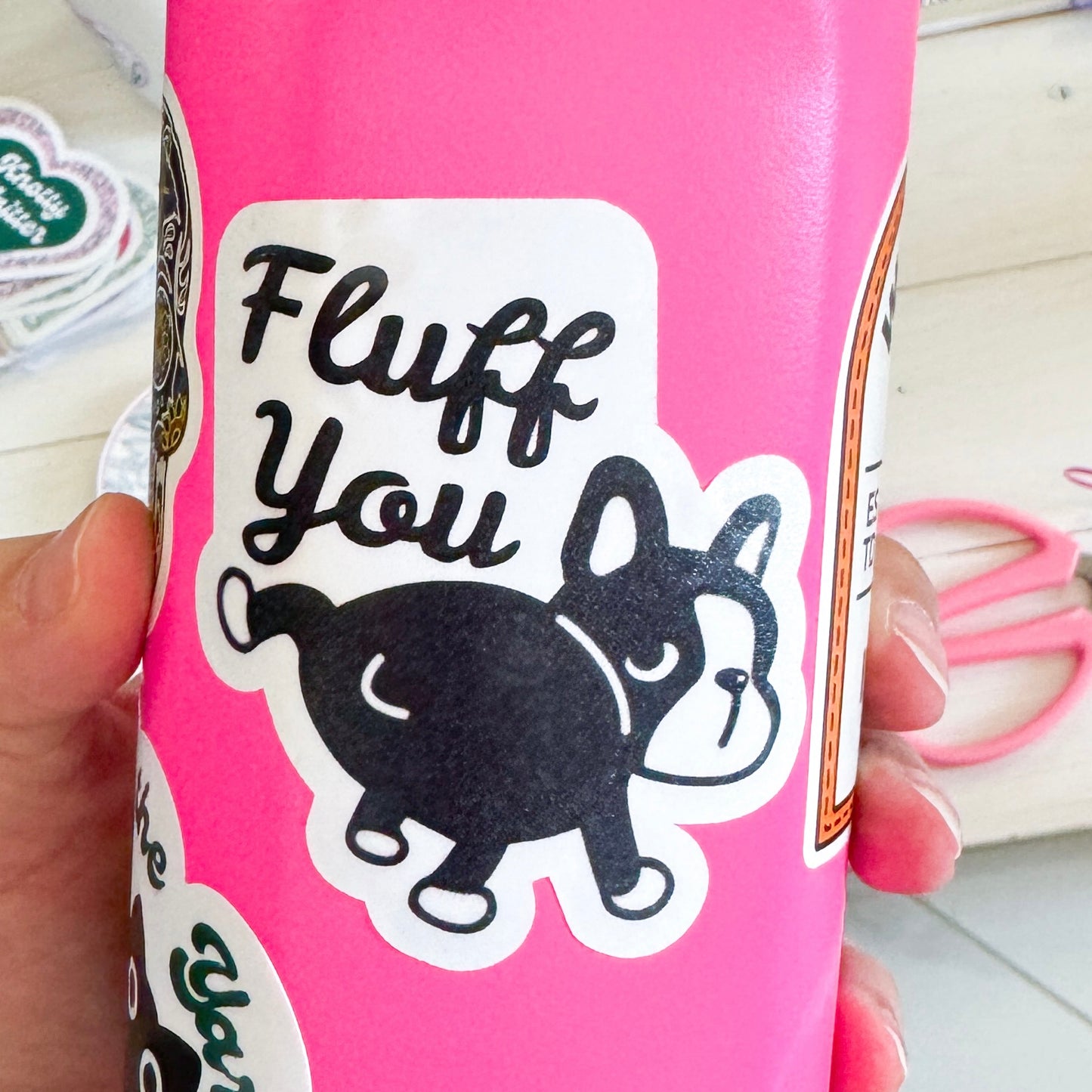 Supercali Swirls Premium Vinyl Sticker, Crochet Funny, Crocheting Gift, Sassy Knitter Crocheter Humour (Copy)