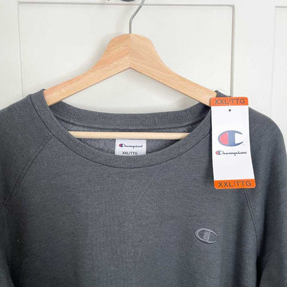 NEW Champion Women's Crew Neck Sweater, Charcoal Grey Sweatshirt, Long Sleeve Women > Sweaters > Crew & Scoop Necks 31 $ Buttons & Beans Co.