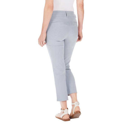 NEW Hilary Radley Women’s Pull-on Capri with Tummy Control | Blue Stripe Women > Pants & Jumpsuits > Capris 14 $ Buttons & Beans Co.