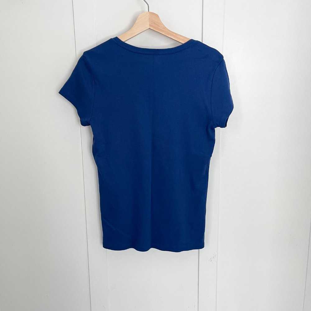 NEW Kirkland Signature Cotton Top Women’s Short Sleeve T-shirt | Blue Women > Tops > Tees - Short Sleeve 10 $ Buttons & Beans Co.