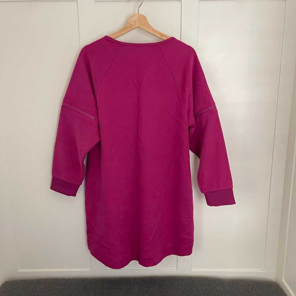 NEW Lg Smash+Tess S+T Sweater Dress, Pink Velour Zipper Pocket Tunic Women > Tops > Sweatshirts & Hoodies 27 $ Buttons & Beans Co.