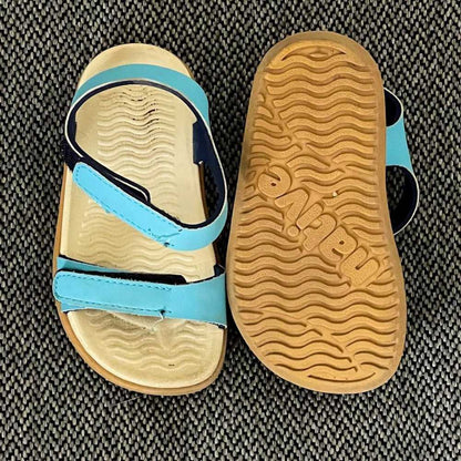 Native C7 Blue Charlie Velcro Strap Flat Sandals Summer Shoes, Unisex, Boys Kids > Shoes > Sandals & Flip Flops 25 $ Buttons & Beans Co.