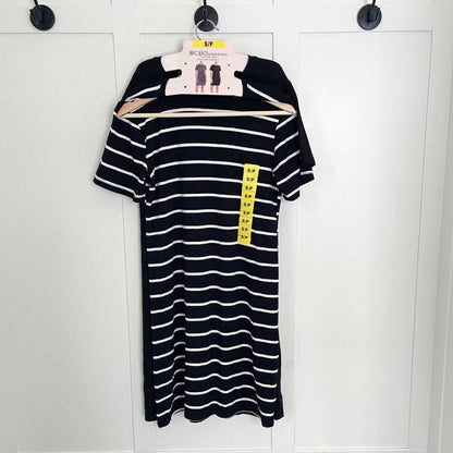 New 2 pack T-Shirt Dress BCBGeneration, Black and white Stripe, Small Women's Women > Dresses > Mini 22 $ Buttons & Beans Co.