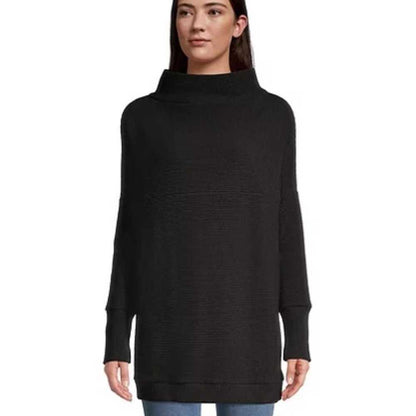 O'Neill Women's Black Throw It On Mock Neck Sweater, Pullover, Throwover, Jilly Women > Sweaters > Cowl & Turtlenecks 36 $ Buttons & Beans Co.