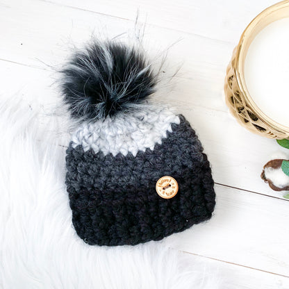 Pattern | Chunky Ombre Crochet Hat | Baby to Adult Sizes