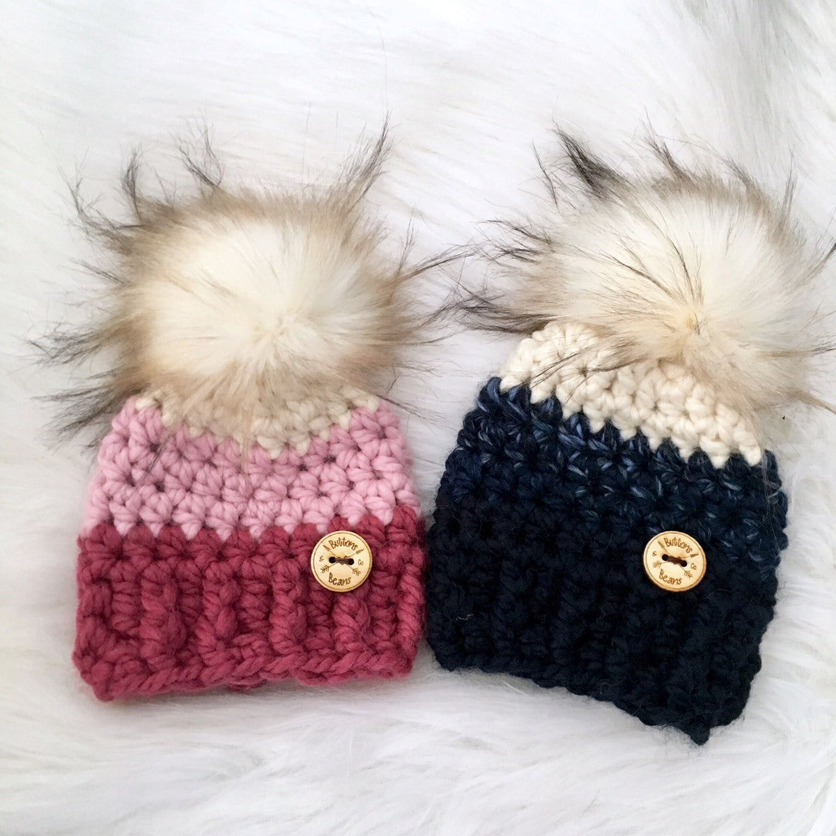 Pattern | Chunky Ombre Crochet Hat | Baby to Adult Sizes