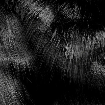 Panther Black Faux Fur Fabric by the Yard or Meter | Pompom Fur, arts and crafts, Costume, Upholstery, stuffy Faux Fur Fabric 3 $ Buttons & Beans Co.