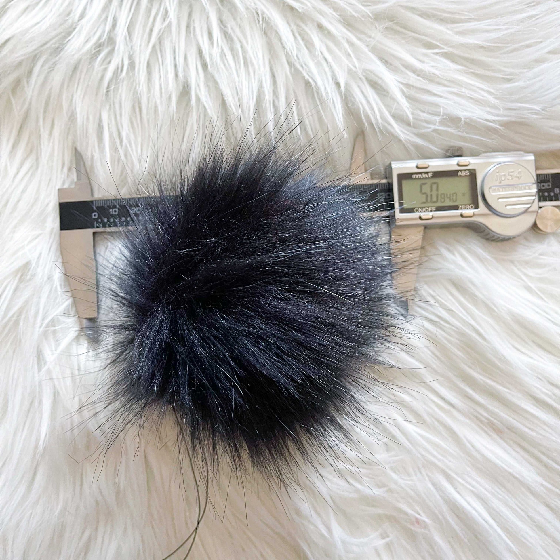 Panther Luxury Faux Fur Pompom | Black pom pom, Ties, Buttons or Snaps Pom Poms 6 $ Buttons & Beans Co.