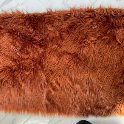 Mahogany | Faux Fur Fabric by the Yard or Meter | Pompom, arts & crafts, Costume, Upholstery, stuffy