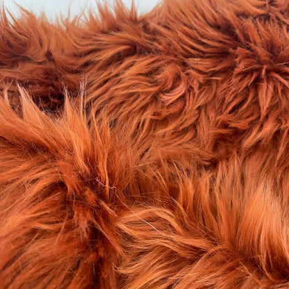 Mahogany | Faux Fur Fabric by the Yard or Meter | Pompom, arts & crafts, Costume, Upholstery, stuffy