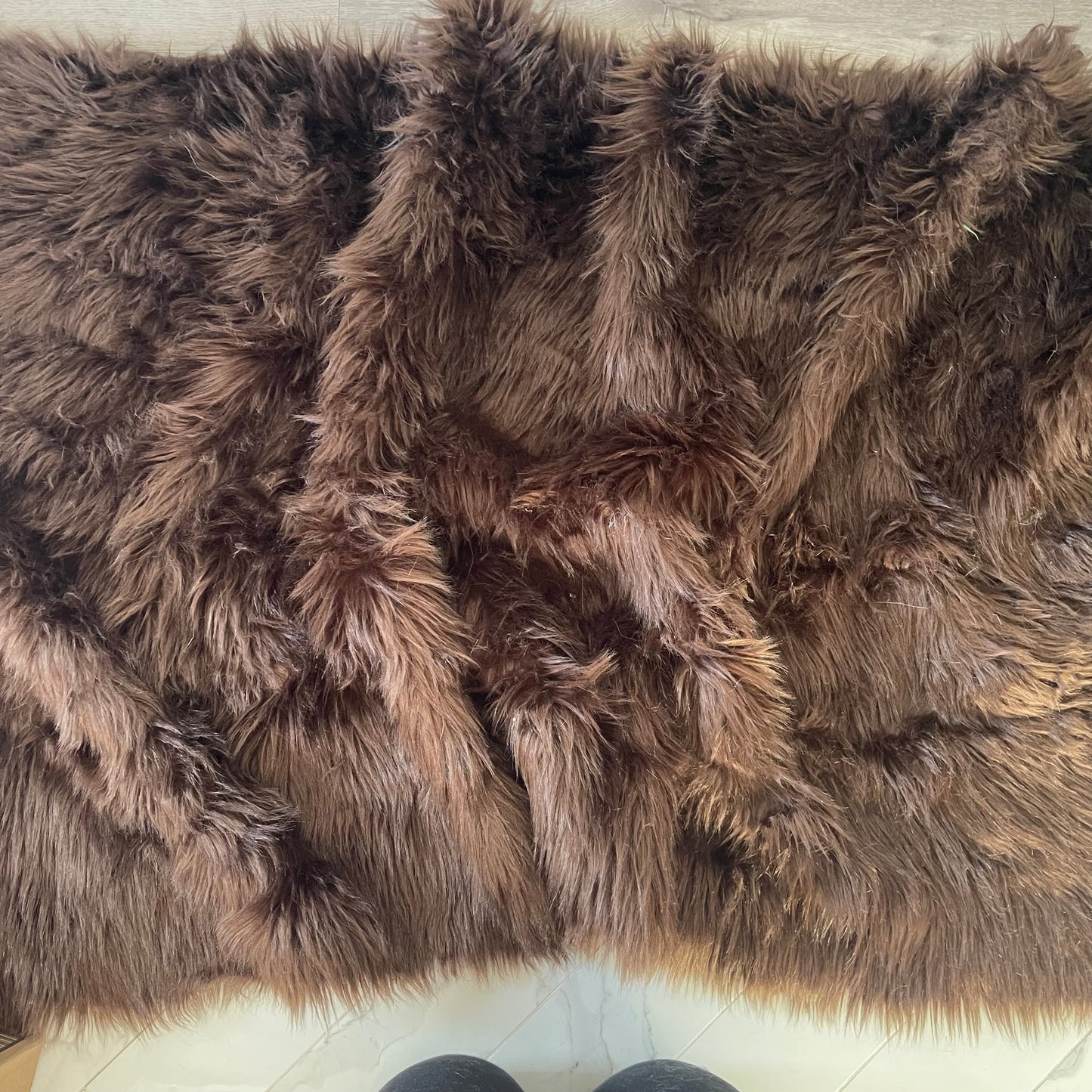 Brown | Faux Fur Fabric by the Yard or Meter | Pompom, arts & crafts, Costume, Upholstery, stuffy