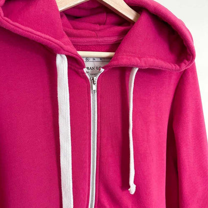 Pink Urban Look Womens Active Long Sleeve Fleece Zip Up Hoodie Women > Sweaters 22 $ Buttons & Beans Co.