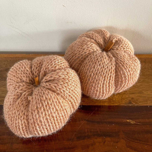Pumpkin | Canyon Coral Knit Fall Decor Pumpkins 20 $ Buttons & Beans Co.