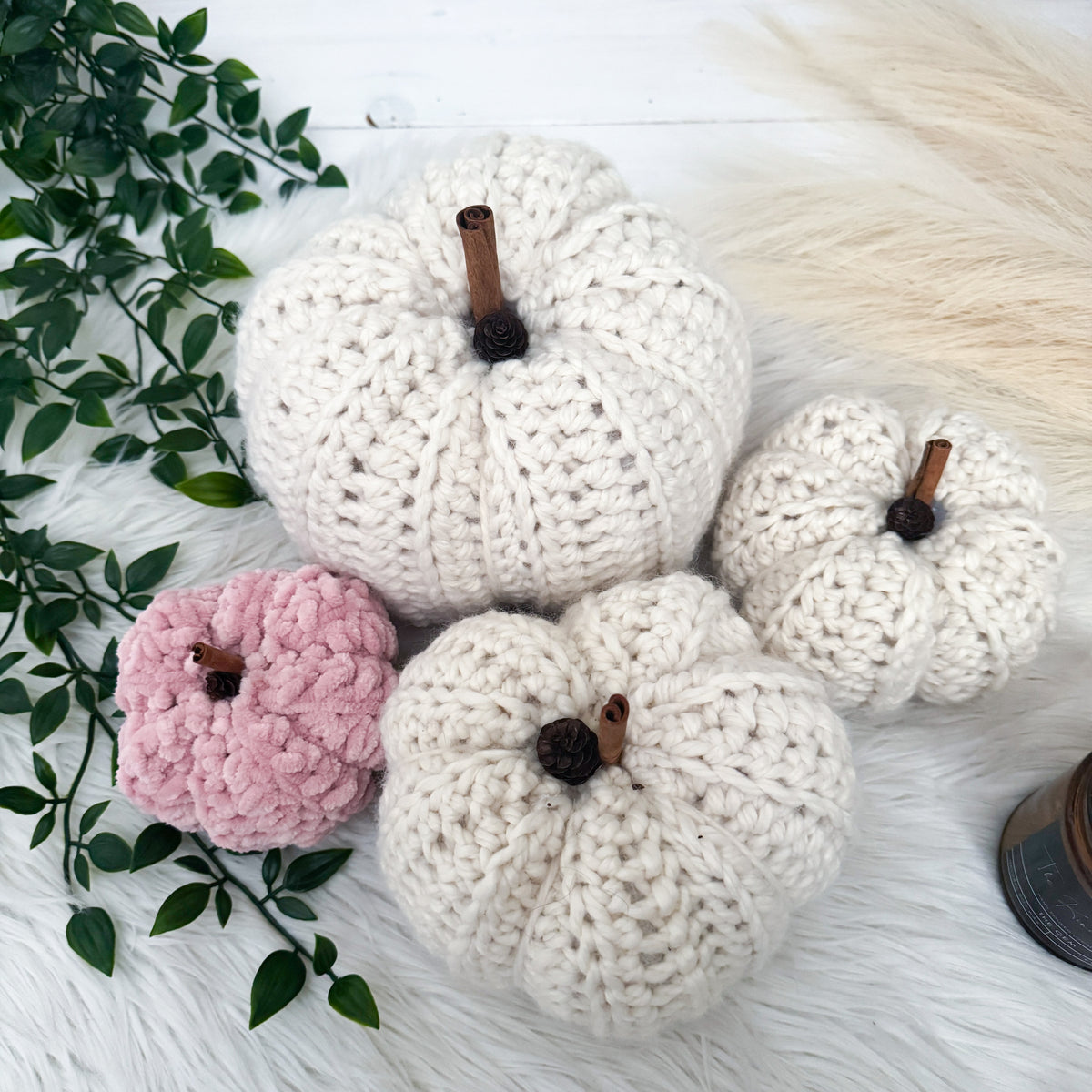 Pumpkin | Chunky Fun Crochet Fall Decor | Pick your Colour