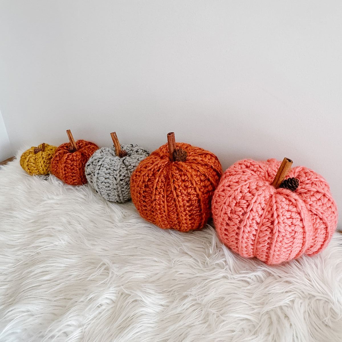 Pumpkin | Chunky Crochet Cozy Fall Decor | Pick your Colour