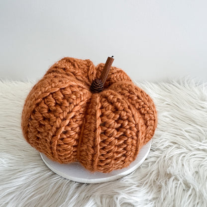 Pumpkin | Chunky Crochet Cozy Fall Decor | Pick your Colour