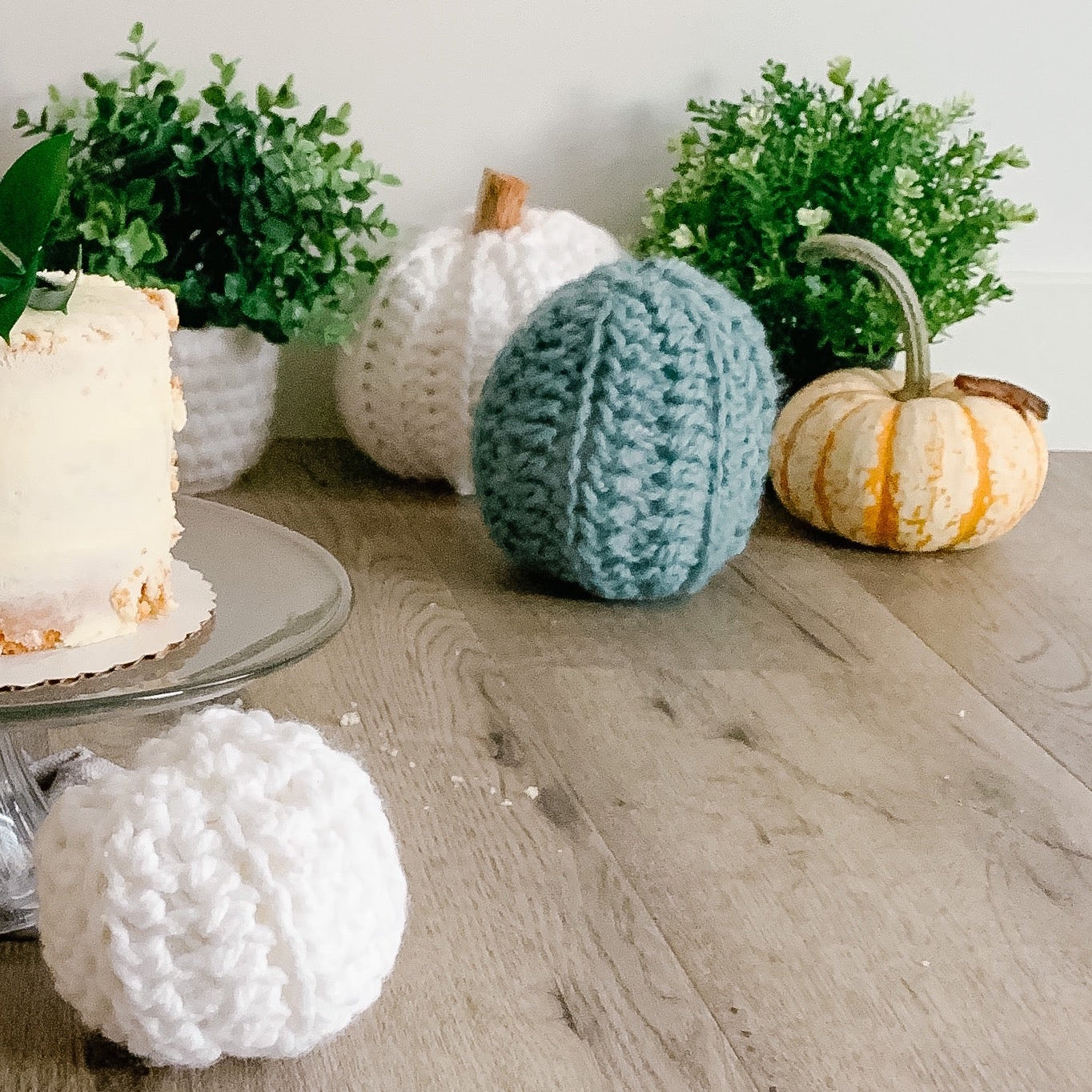 Pumpkin Chenille Velvet | Pick your Colour| Crochet Fall Decor