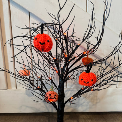 Mini Halloween Kawaii Pumpkin | Pick your Colour | Orange Crochet Fall Decor