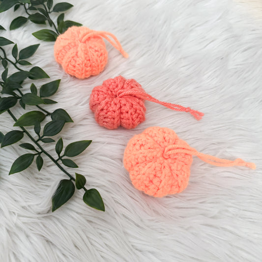 Mini Halloween Pumpkin | Pick your Colour | Neon Crochet Fall Decor