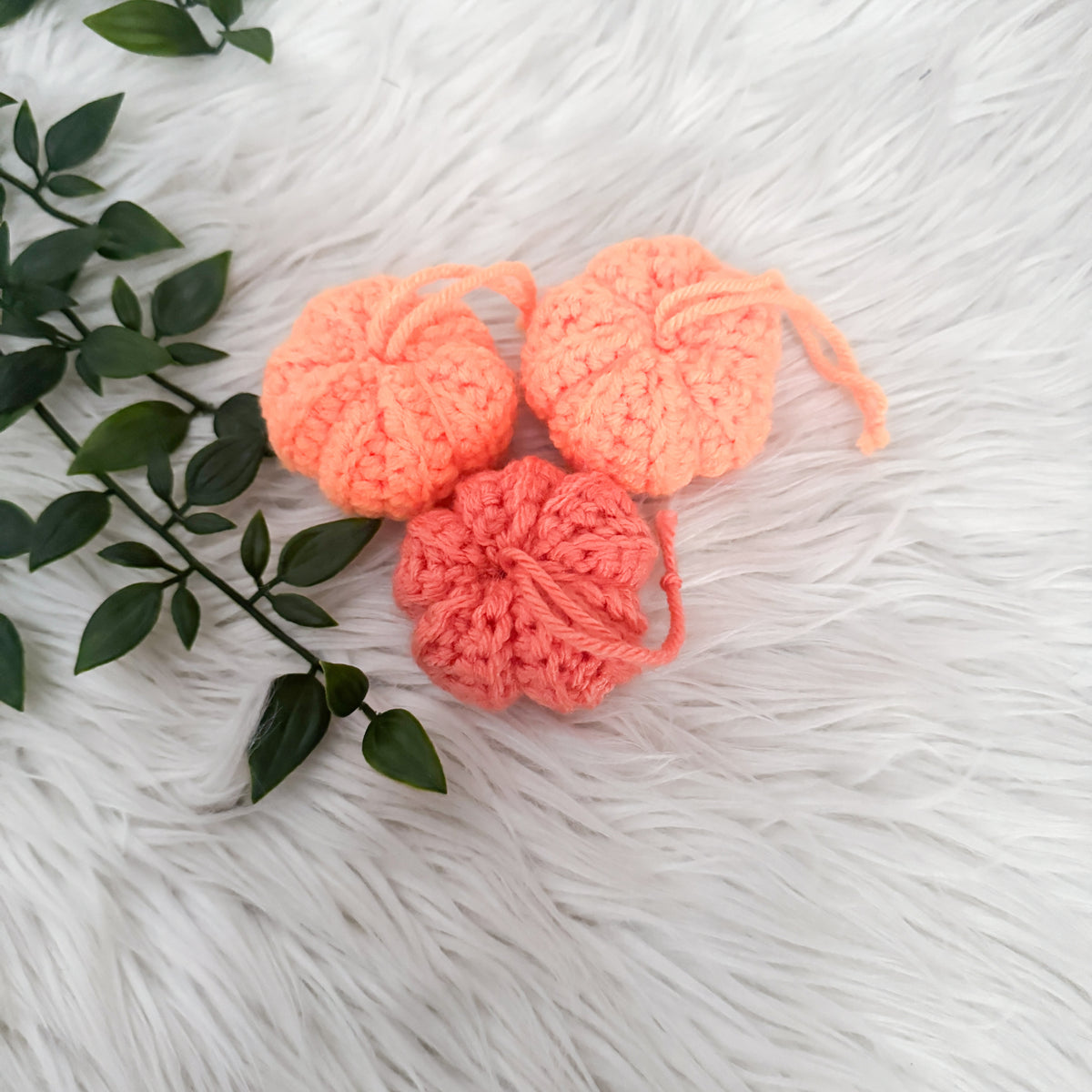 Mini Halloween Pumpkin | Pick your Colour | Neon Crochet Fall Decor