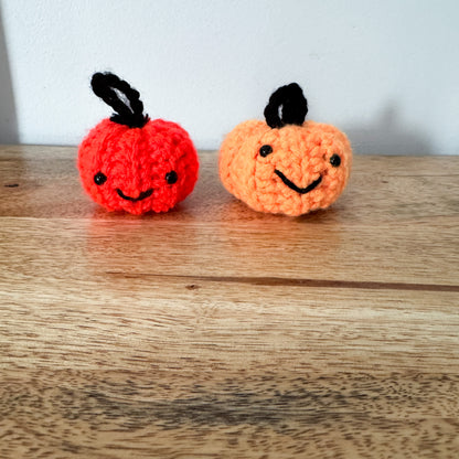 Mini Halloween Kawaii Pumpkin | Pick your Colour | Orange Crochet Fall Decor