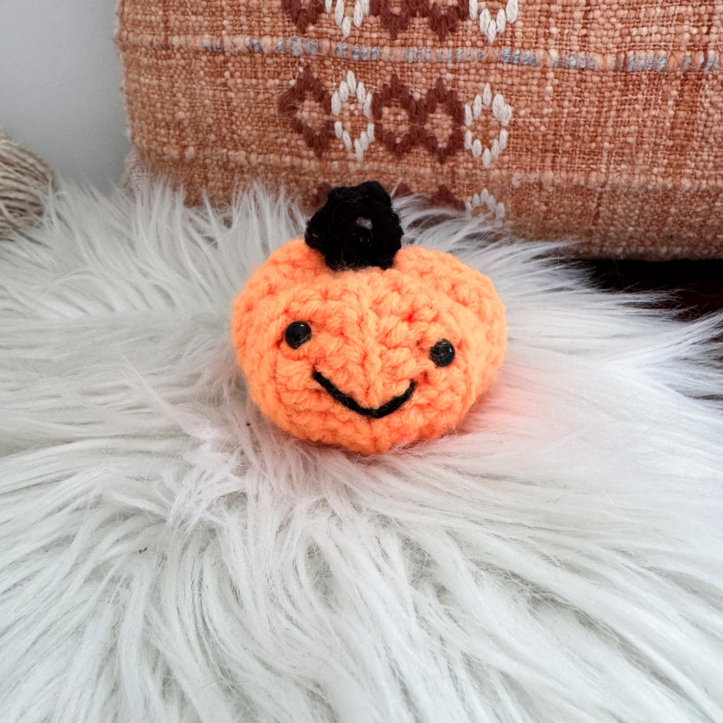 Mini Halloween Kawaii Pumpkin | Pick your Colour | Orange Crochet Fall Decor
