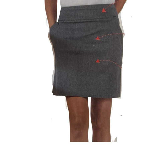 S.C. & Co. Women’s Pull-on Skort Skirt | Grey Women > Shorts > Skorts 15 $ Buttons & Beans Co.