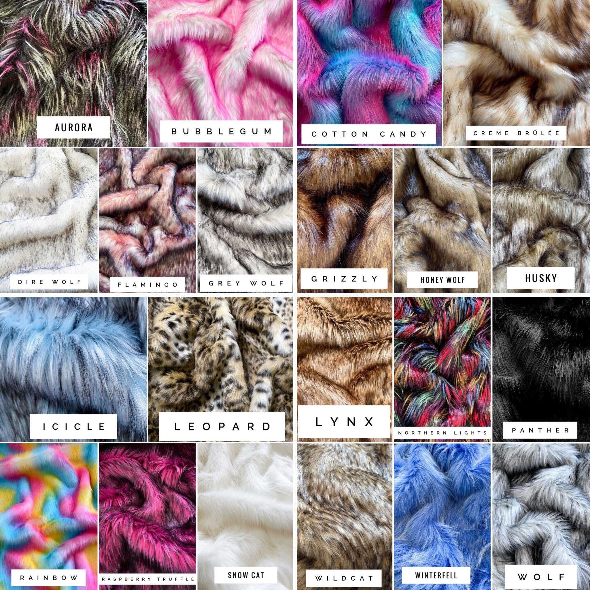 6 fur top samples