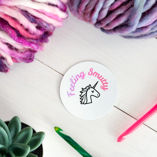 Feeling Smutty Unicorn Premium Vinyl Sticker, Smut Funny, Book Lover Gift, Sassy Humour