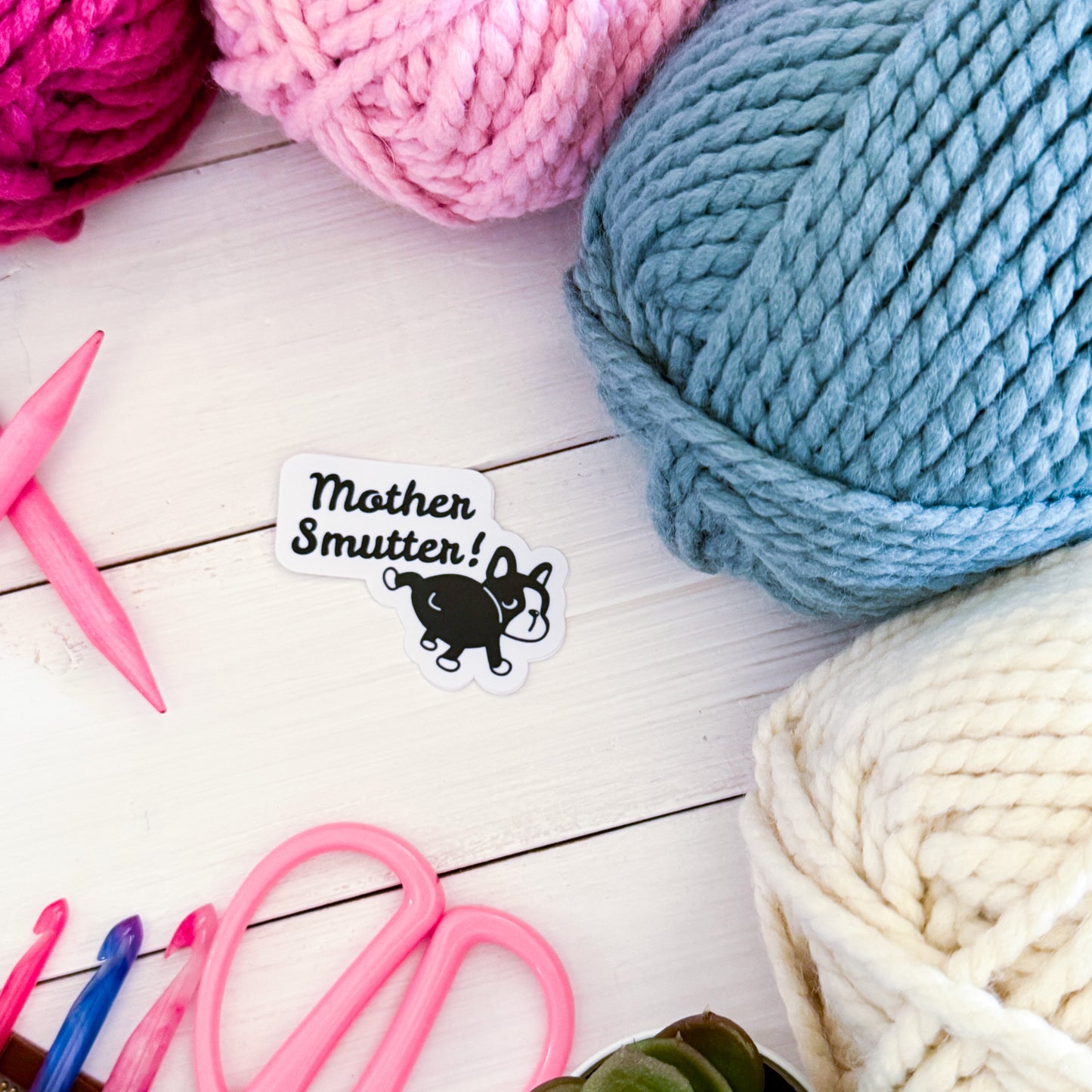 Mother Smutter! Sassy Pets Premium Vinyl Sticker, Smut Funny, Book Lover Gift, Sassy Humour