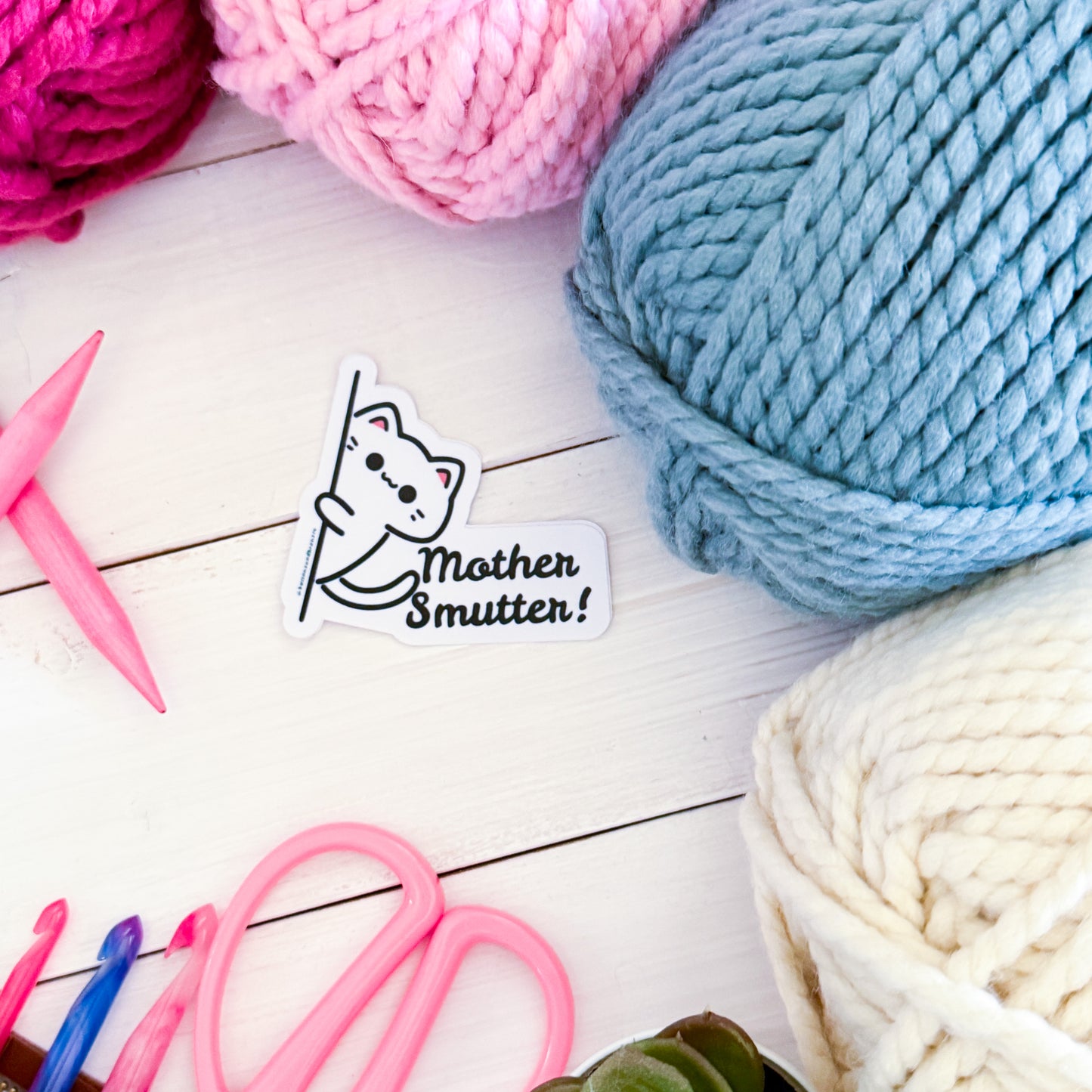 Mother Smutter! Sassy Pets Premium Vinyl Sticker, Smut Funny, Book Lover Gift, Sassy Humour
