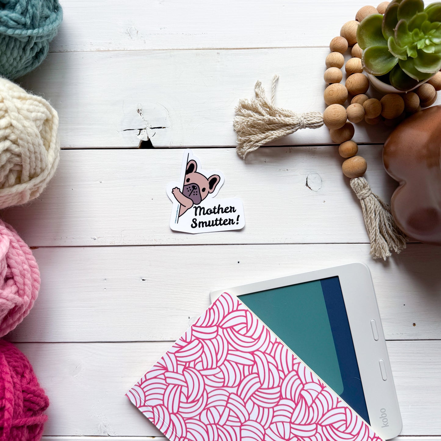 Mother Smutter! Sassy Pets Premium Vinyl Sticker, Smut Funny, Book Lover Gift, Sassy Humour