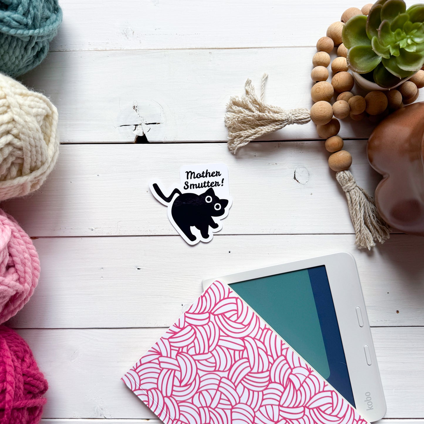 Mother Smutter! Sassy Pets Premium Vinyl Sticker, Smut Funny, Book Lover Gift, Sassy Humour