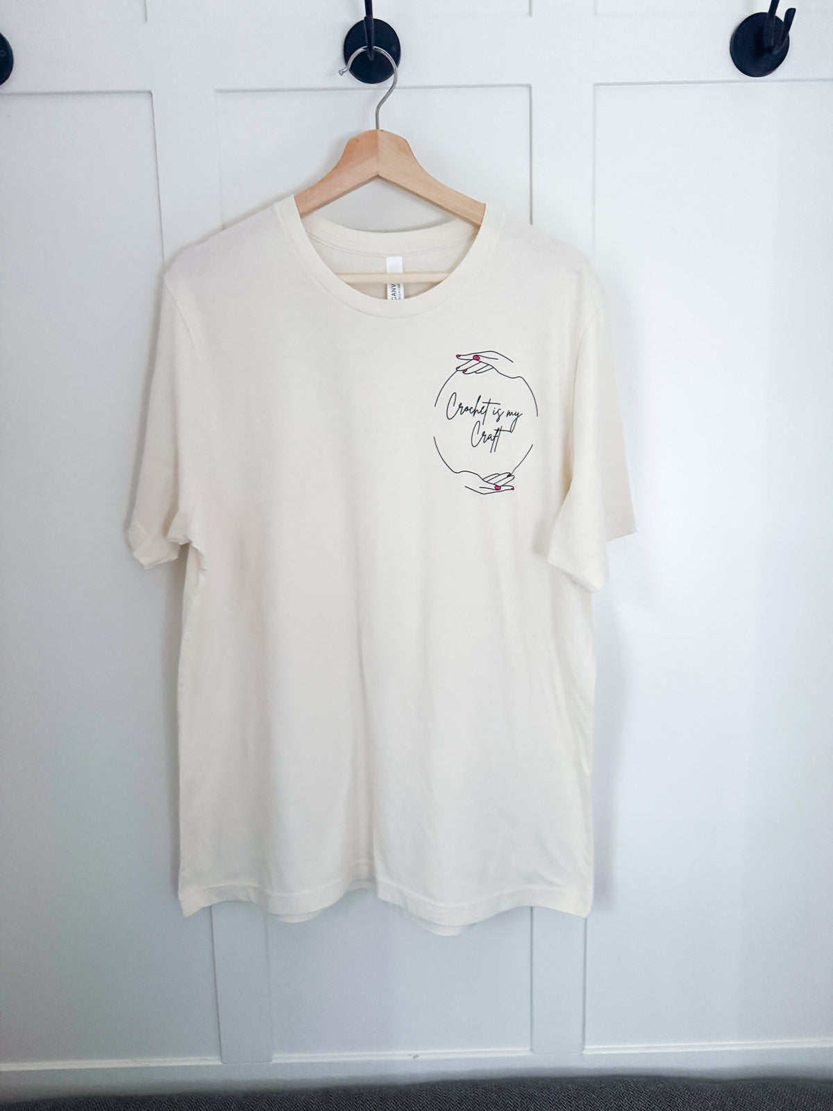 Crochet is my Craft T-Shirt Natural
