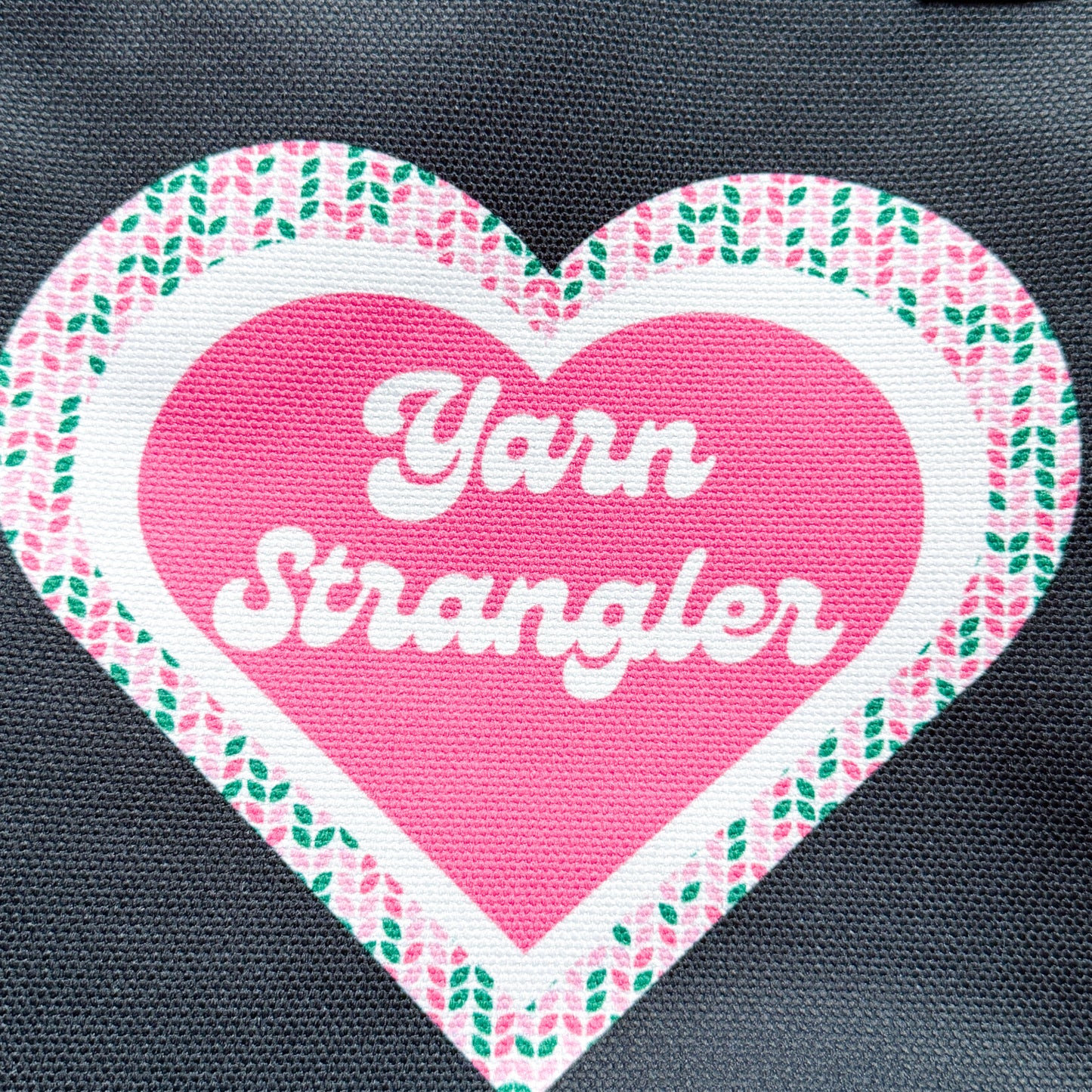 Being Knotty, Lined Vegan Leather Strap, Yarn Project Tote, Crochet Hook or Knitting Needles, Notions Bag, Crocheting Knitting Case, Fibre Organizer, Crafters, Crocheter and Knitter Humour Gift