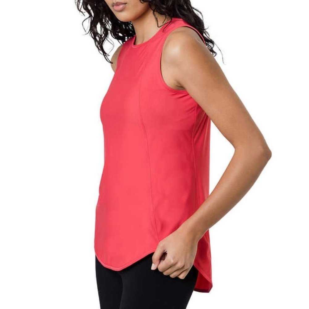 Tuff Athletics Single Layer Tank Top | Coral Red Loose Tank Top Women > Tops > Tank Tops 15 $ Buttons & Beans Co.