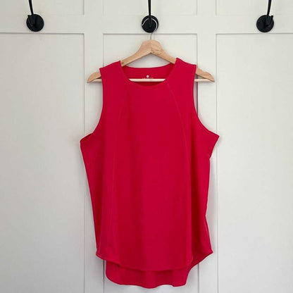 Tuff Athletics Single Layer Tank Top | Coral Red Loose Tank Top Women > Tops > Tank Tops 15 $ Buttons & Beans Co.
