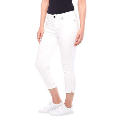 Up! Women’s Pull-on 5-pocket Capri with Pockets | White Pull-up Crop Pant Women > Pants & Jumpsuits > Capris 15 $ Buttons & Beans Co.