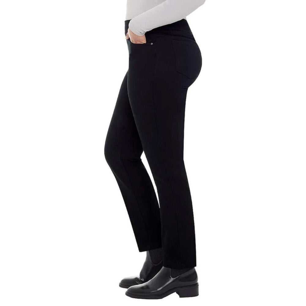 Up! Women’s Pull-on 5-pocket Stretchy Twill Pants | Black Straight Leg Pant Women > Pants & Jumpsuits > Straight Leg 18 $ Buttons & Beans Co.