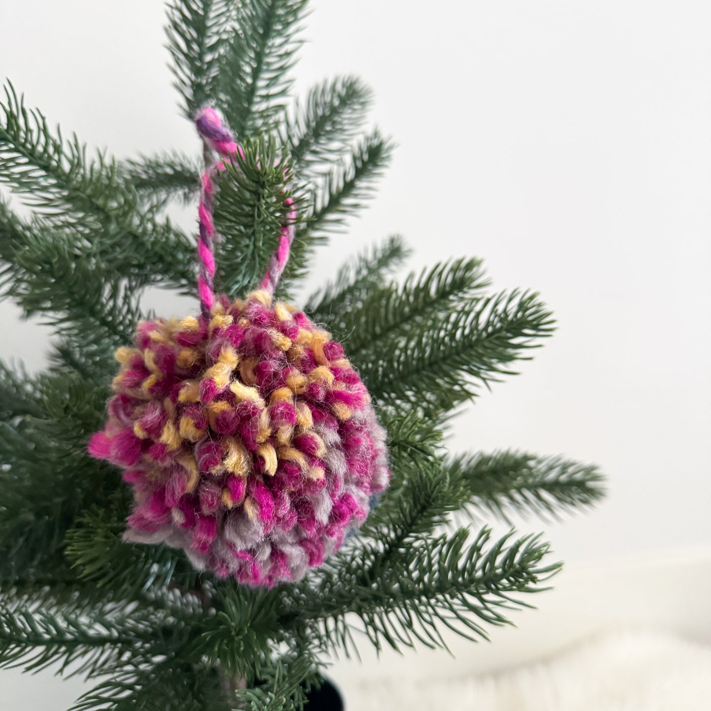 Woolly Pom Pom Christmas Ornament | Astroland
